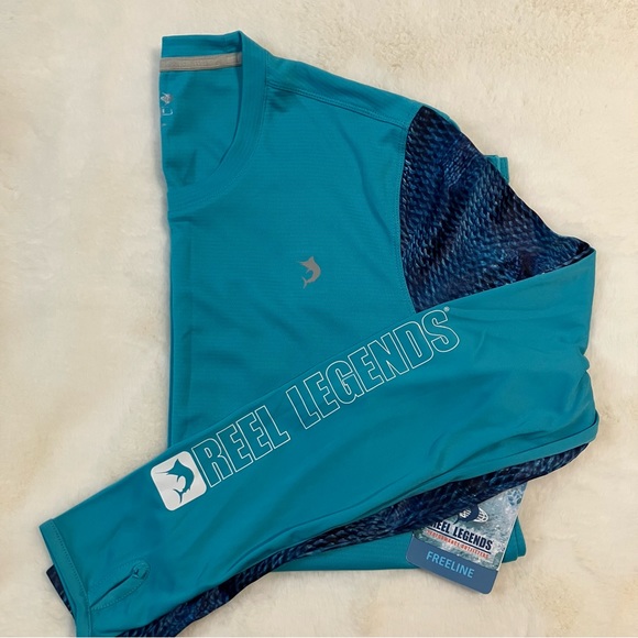 Reel Legends Freeline Long Sleeve Tee - Picture 1 of 7